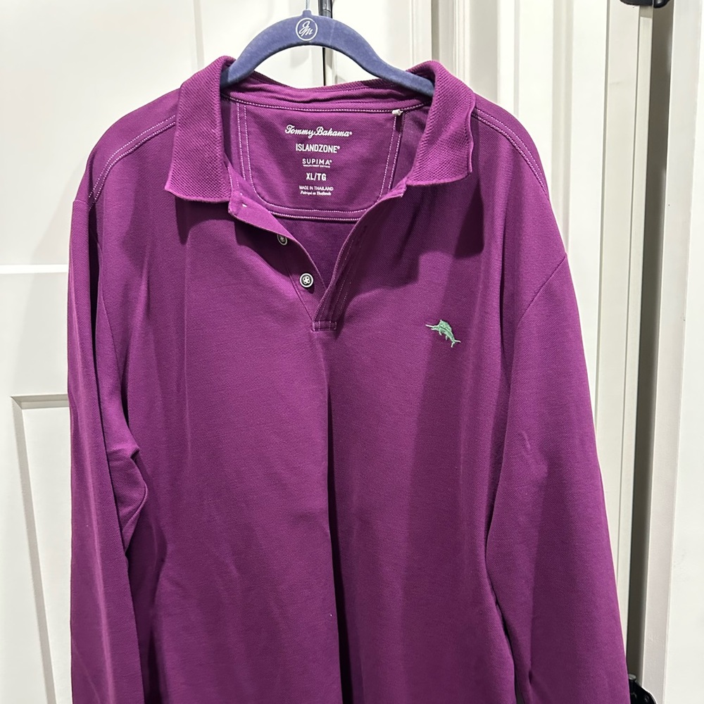 Tommy Bahama men's XL long sleeve polo